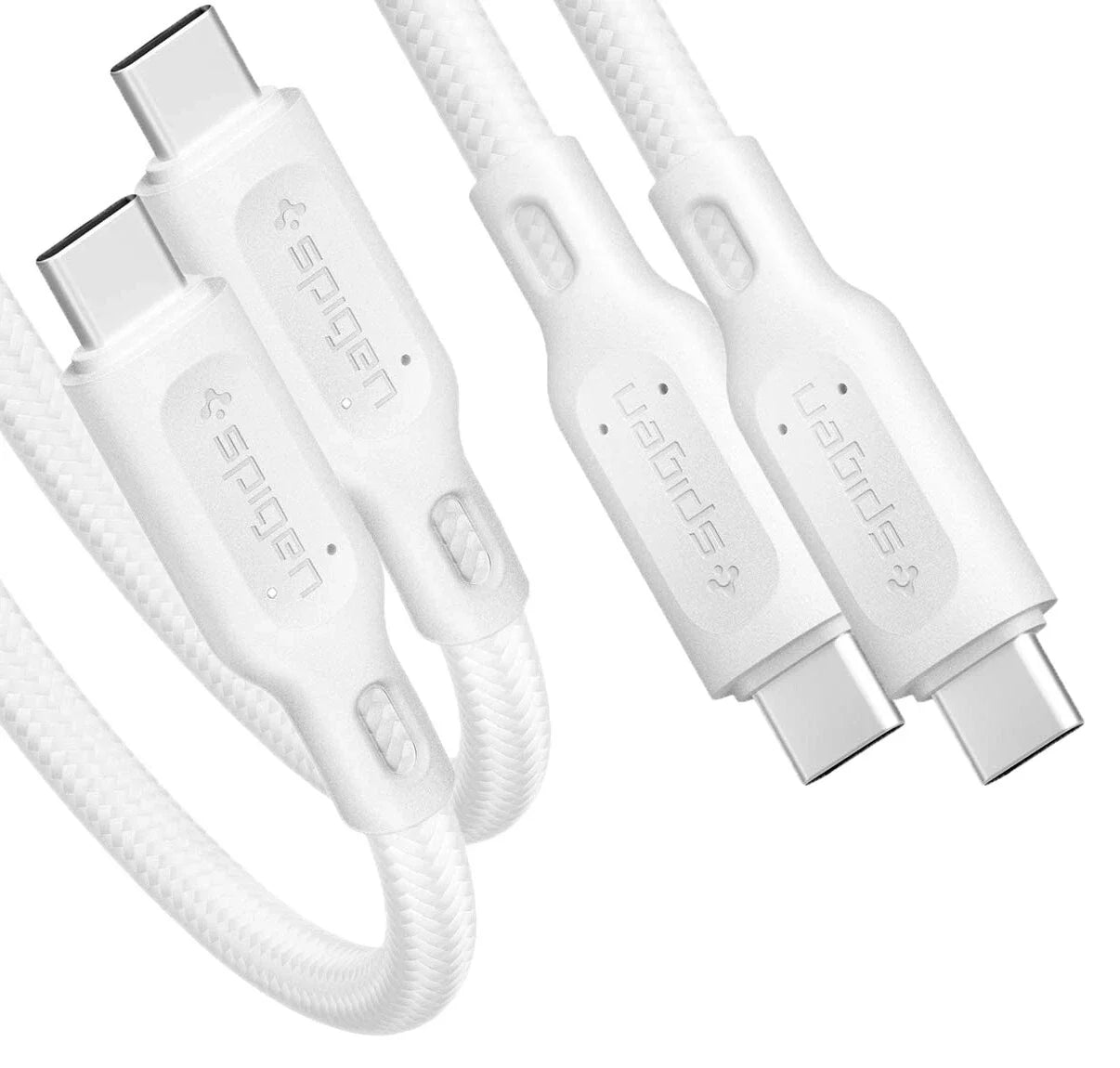Spigen DuraSync 60W USB C to USB C High Speed Fast Charging Cable 4.9FT 2 Pack