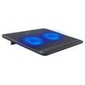 NNEIDS Efficient Dual Fan Laptop Cooling Pad - Led Light