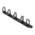 StarTech.com Server Rack Cable Management - 1U -19" Metal Rackmount Panel - rack cable management kit - 1U - 19" (CABLMANAGER2)